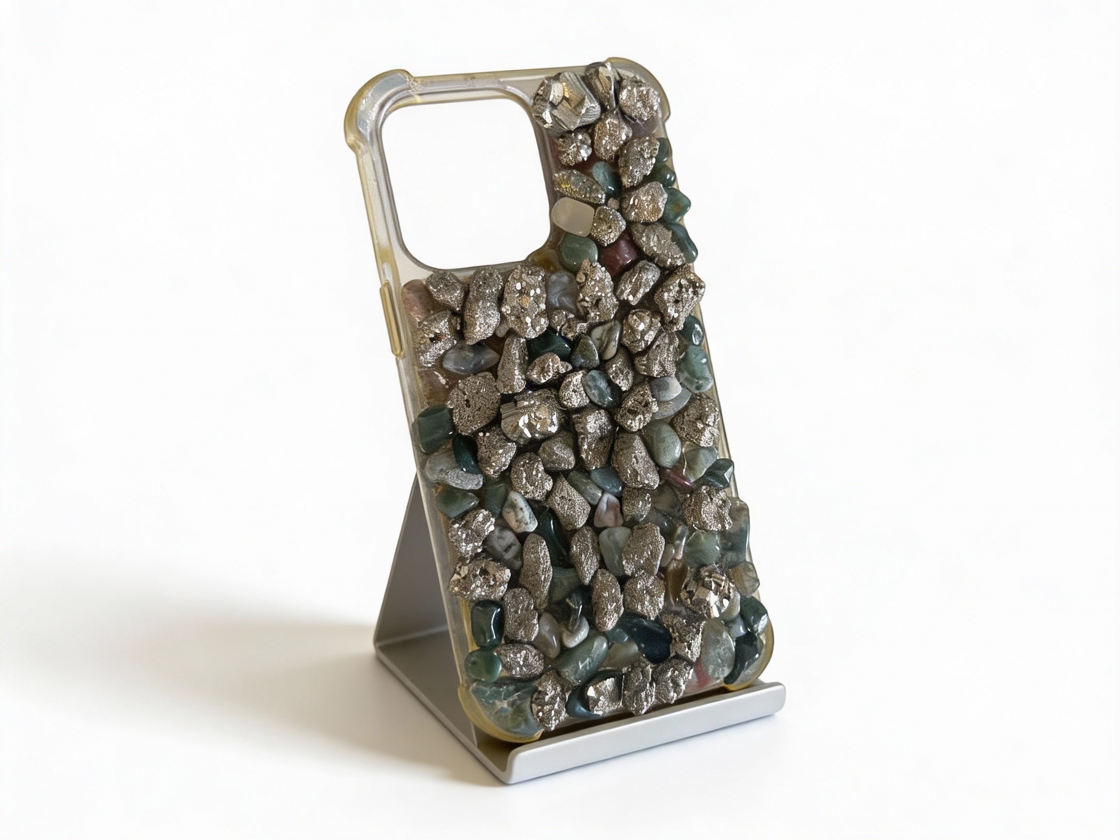 Pyrite + Jasper Case